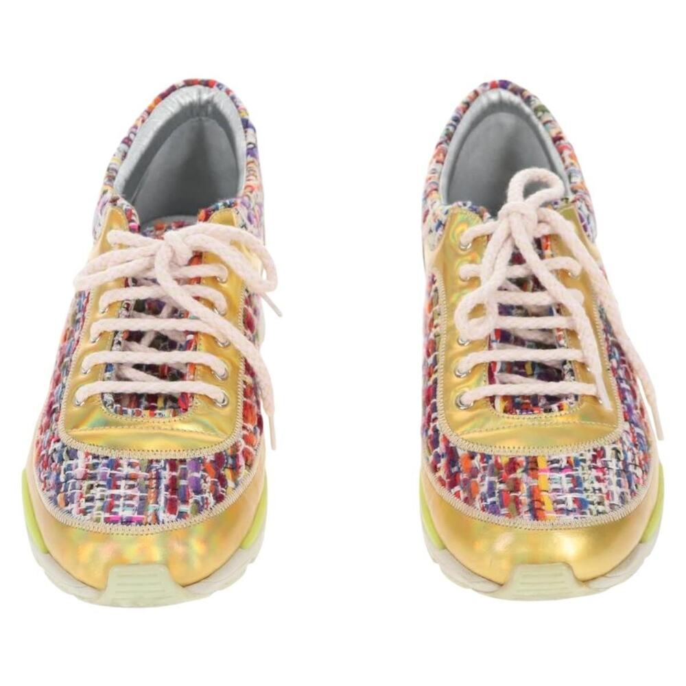 Chanel Sneakers Tweed Multicolor CC - Picture 2 of 6